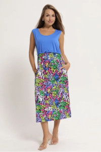 Сарафан женский "Амелия" 1304-9 кулирка (последний размер) яркий 48