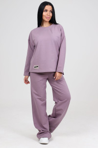 Костюм двойка женский КФ-66 футер (последний размер) корица 48,56