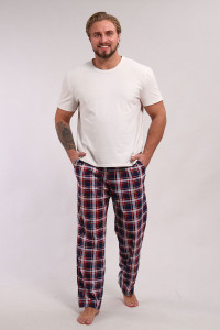 Брюки мужские №197 кулирка (р-ры: 50-60) синий