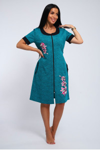 Халат женский "Лилия" футер (р-ры: 48-62)