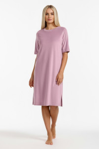 Туника женская "Пандора-4" велюр стрейч (р-ры: 46-56) капучино