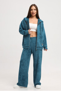 Костюм двойка женский К1358.5 футер 2-х нитка (р-ры: 48-62)