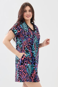 Туника женская "Мелисса" 1369-4 кулирка (последний размер) фиолет 56