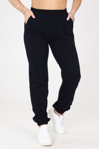 Брюки женские БФ-1953 футера петля (последний размер) темно-синий 46,50