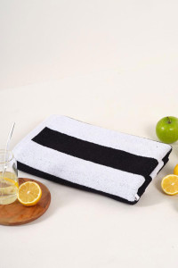 Полотенце "Urban Family" махровое "Полоски черные"