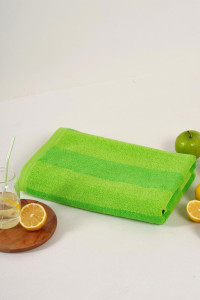 Полотенце "Urban Family" махровое "Полоски зеленые"