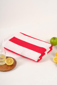 Полотенце "Urban Family" махровое "Полоски красные"