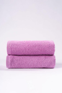 Набор махровых полотенец "Classic" фуксия 2 шт.