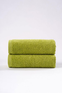 Набор махровых полотенец "Classic" зеленый 2 шт.