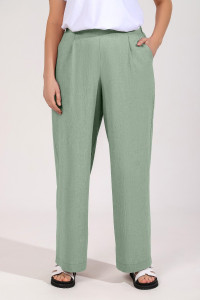 Брюки женские "Тимьян-2" плательная ткань (последний размер) зеленый 46,48,58