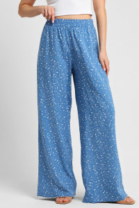 Брюки женские "Долина-2" штапель (последний размер) индиго 50