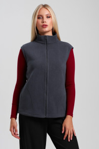 Жилет женский "Орбита" флис (последний размер) серый 50