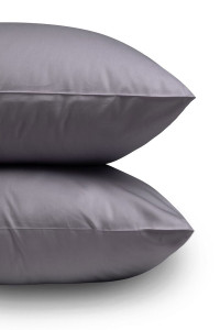 Комплект из 2-х наволочек на молнии сатин "Colors of life" Аметист