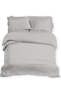 Пододеяльник на молнии сатин "Colors of life" Сильвер