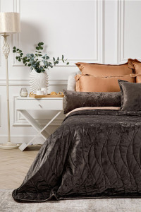 Покрывало велюровое El Manto "Турецкий кофе"