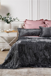 Покрывало велюровое El Manto "Графит"