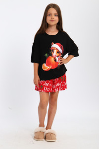 Пижама детская МЛШ "Мандаринка" кулирка (р-ры: 116-146)