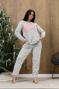 Пижама женская "Ариэль-4" 1292-3 велсофт (р-ры: 42-56) леопард