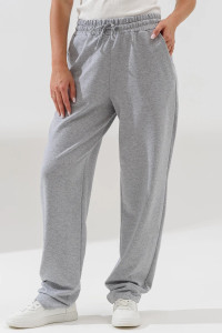Брюки женские "Рекорд" 2364-Фут футер (р-ры: 46-60) серый