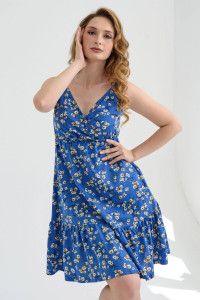 Сарафан женский "Сиеста" 2092-К хлопок (р-ры: 42-52) индиго