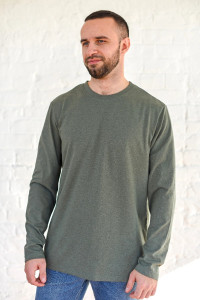Лонгслив мужской "Основа" 2007-К кулирка (р-ры: 48-58) хаки
