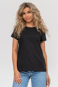 Футболка женская 1327 кулирка (р-ры: 44-54) черный