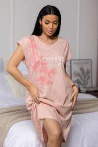 Сорочка женская 1805/13 кулирка (р-ры: 48-62) светло-розовый