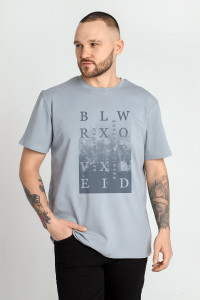 Футболка мужская "Клаб-3У" кулирка с лайкрой (последний размер) серый 54