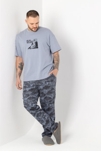 Костюм двойка мужской "Горец-3" кулирка (последний размер) серый 48