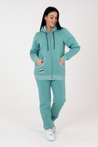 Толстовка женская ТлФ-839 футер с начесом (последний размер) оливка 62