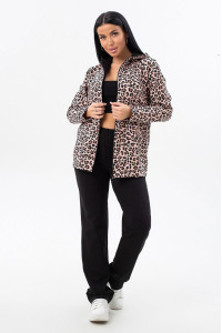 Костюм двойка женский "Леона" футер с лайкрой (последний размер) 50,54,58