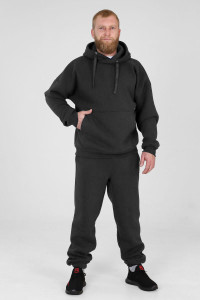 Костюм двойка мужской КФ-28 футер с начесом (последний размер) фуме 52