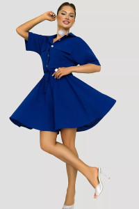 Комбинезон женский КС-075СНР/ВАС сингапур (последний размер) василек 44,50,52