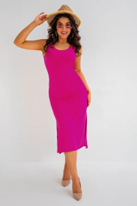 Платье женское ПЛ-041КА/ФКС вискоза (последний размер) фуксия 54