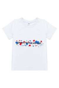 Футболка детская "Скорпиовенатор" 40500 кулирка (последний размер) белый 104