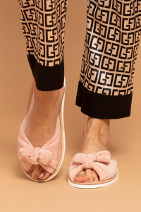 Тапки женские ЖВБ (р-ры: 36-41) бледно-розовый