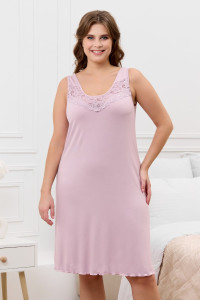 Сорочка женская "Этуаль" вискоза (р-ры: 46-56) пудровый