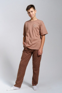 Пижама детская М28/1Д кулирка (р-ры: 32-44) подковы