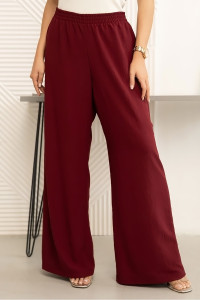 Брюки женские 2051/4 жатка кантри (р-ры: 48-58) бордо