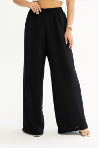 Брюки женские 2051 жатка кантри (р-ры: 48-58) черный