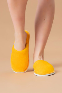 Тапки женские ЖВТ велсофт (р-ры: 36-43) желтый