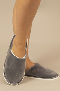 Тапки женские ЖВТ велсофт (р-ры: 36-43) серый