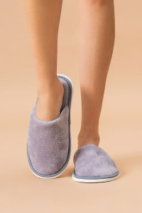 Тапки женские ЖВТ велсофт (р-ры: 36-43) мышиный