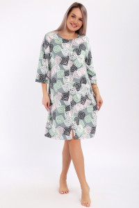 Халат женский 513 махра (р-ры: 46-60) фисташковый