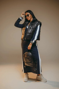 Платье женское "Дебора" футер 2-х нитка с лайкрой пенье (р-ры: 44-58) синий