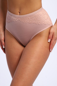 Трусы женские №45052 кулирка с лайкрой (р-ры: 48-52) пудра