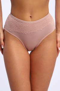 Трусы женские №45051 кулирка с лайкрой (р-ры: 48-52) пудра