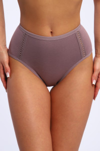 Трусы женские №45050 кулирка с лайкрой (р-ры: 48-52) капучино