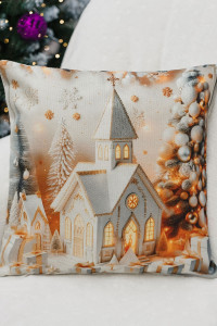 Наволочка-чехол декоративная на молнии "Домик" 2 шт.