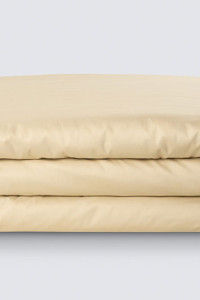 Пододеяльник на молнии сатин "Моноспейс" кремовый (последний размер) 145х215